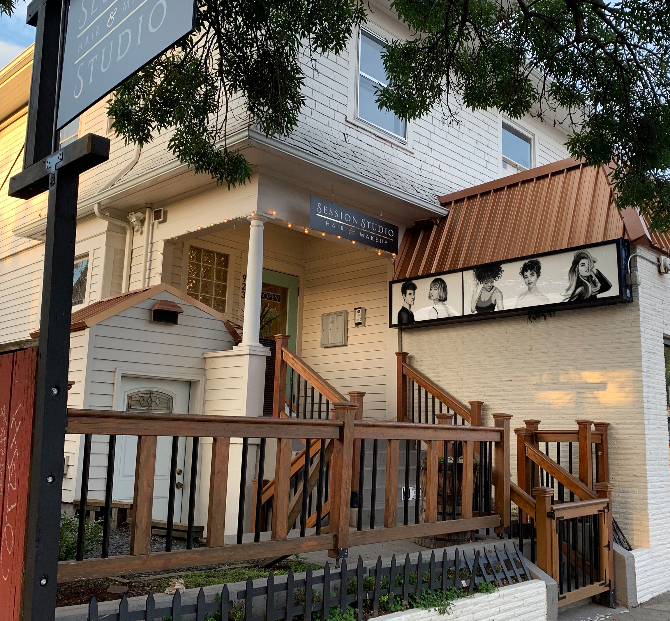 Session Illustration sign mockup image